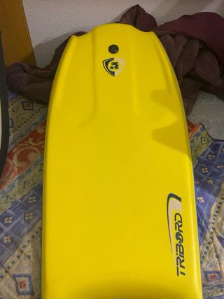 Funda neopreno y dos tablas de surf