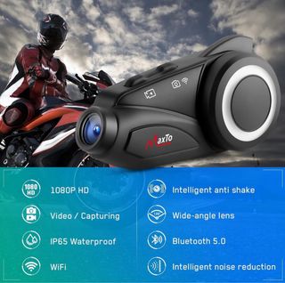 Intercomunicador moto con cámara