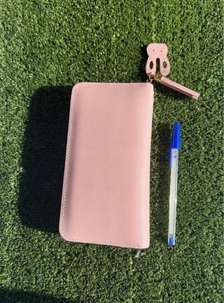 Monedero de mano de mujer rosa nuevo cartera