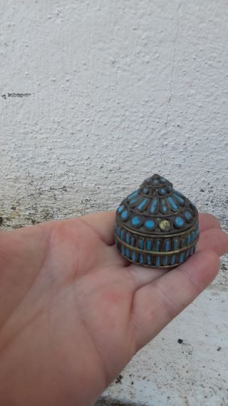 Scatolina vintage in Turchese