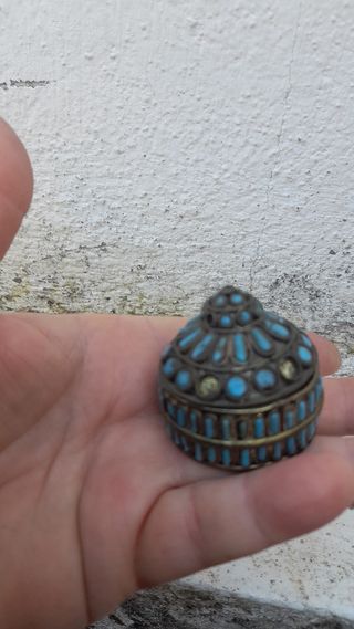 Scatolina vintage in Turchese