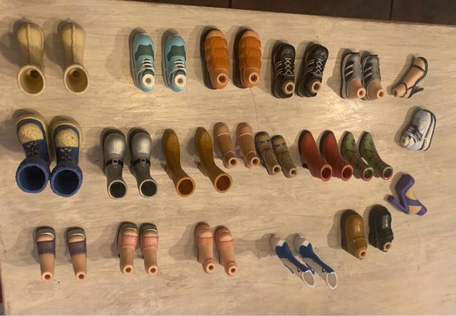 Scarpe bambole Bratz - monster-barbie
