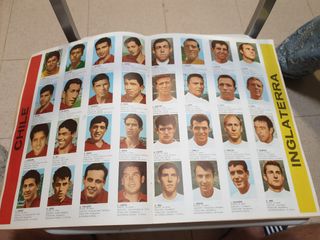 Álbum Mundial 1966: Figuras Fútbol