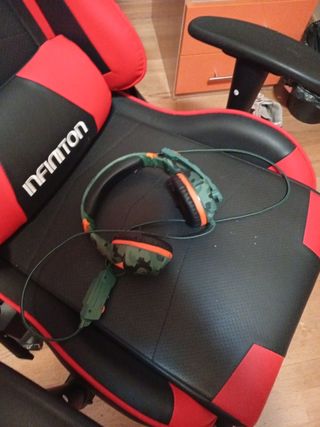 Cascos gaming camuflaje