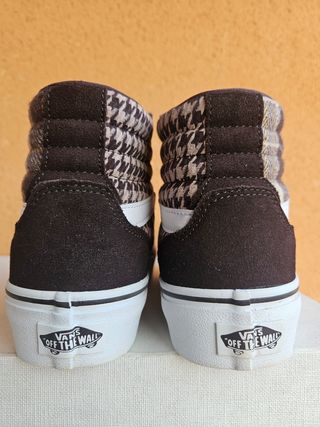 Vans Sk8-Hi Platform Cuadros Marrón
