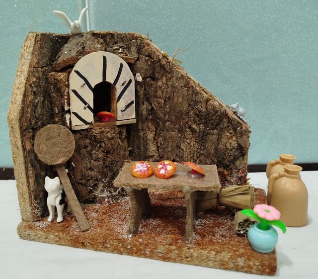 Belén figuras horno vintage