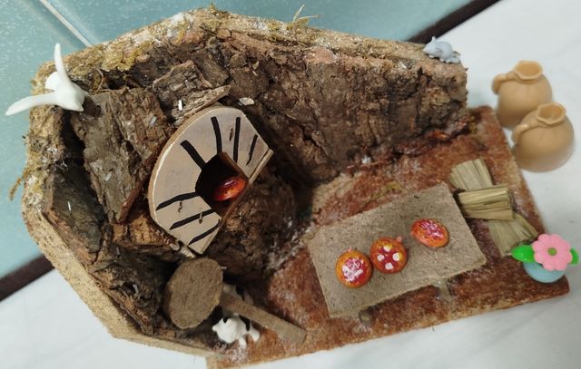 Belén figuras horno vintage