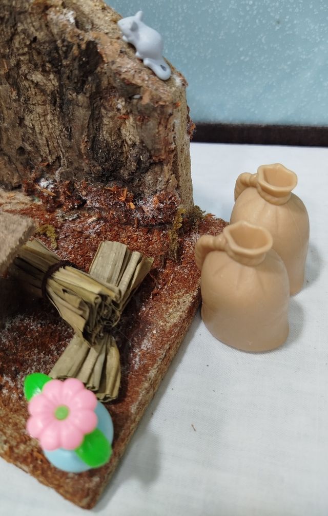 Belén figuras horno vintage