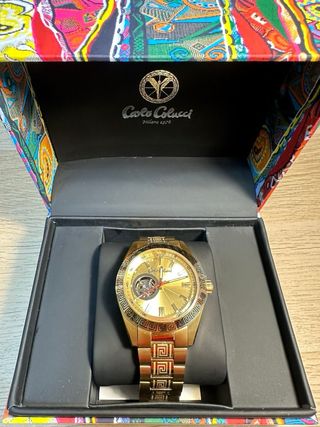 Reloj Carlo Colucci dorado