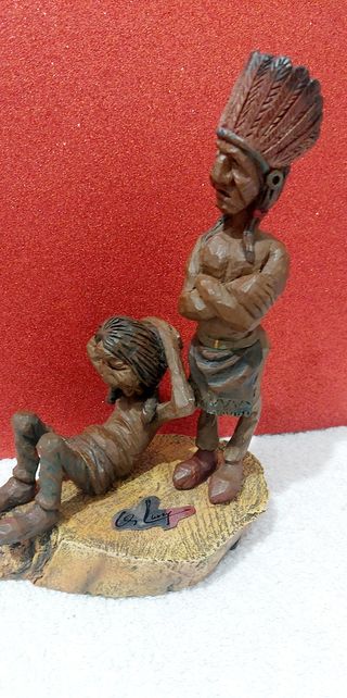 Figura Artesanal Indios