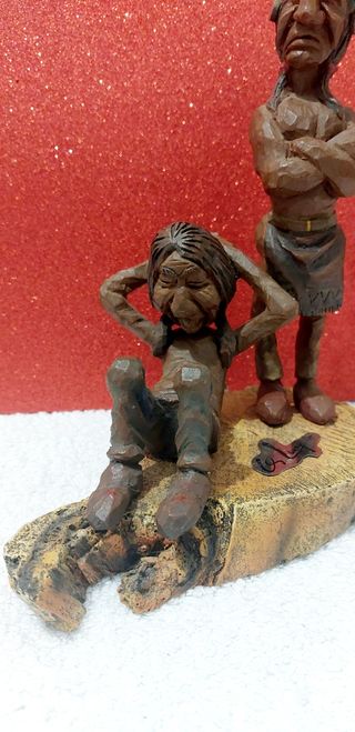 Figura Artesanal Indios