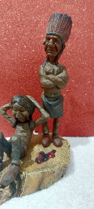 Figura Artesanal Indios