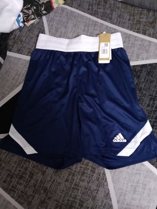 Pantaloneta Adidas azul