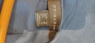 Blusa lino azul - Talla L