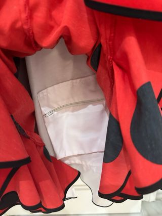 Vestido Flamenca Rojo - Lunares Negros