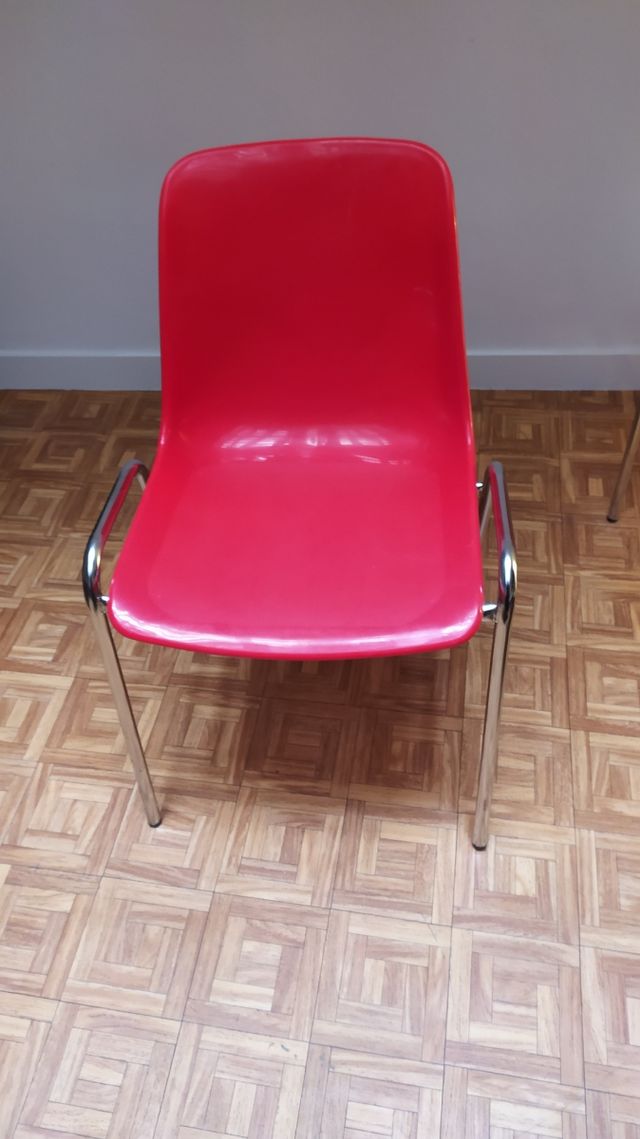 Sillas rojas vintage