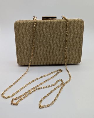 Bolso Fiesta Beige y Dorado