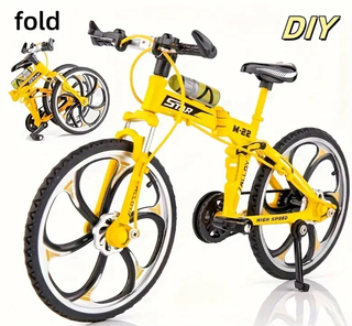 Mini Bicicleta Plegable Amarilla