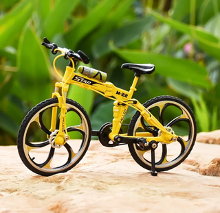 Mini Bicicleta Plegable Amarilla