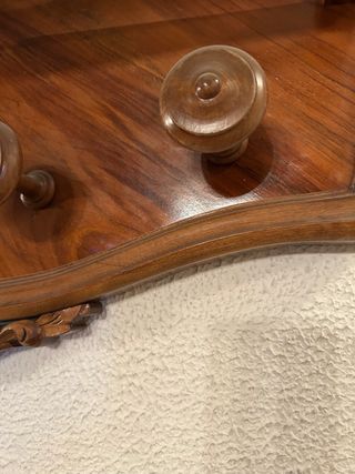 Perchero vintage madera años 50