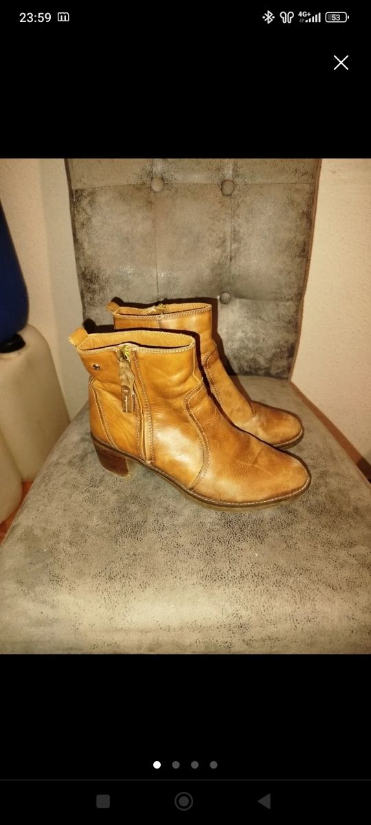 Botines Pikolinos mujer marrón 39