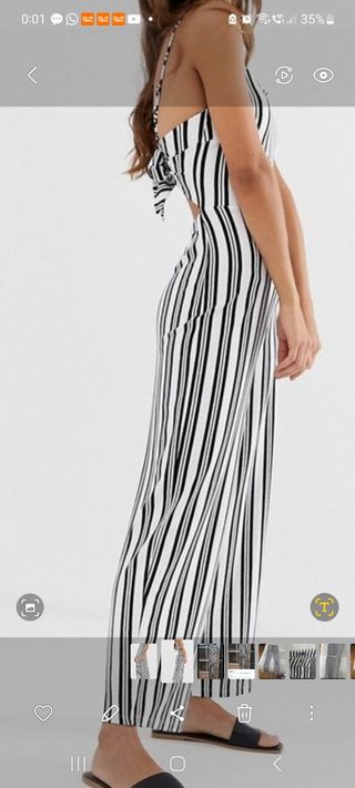 Mono rayas blanco-negro T.XS