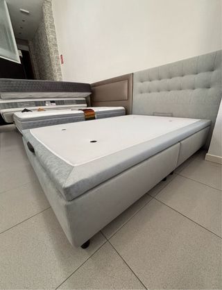 Canapé abatible gris nuevo