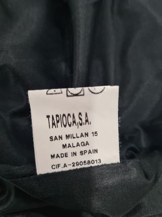Vestido fiesta Tapioca negro talla 40,  elegante,
