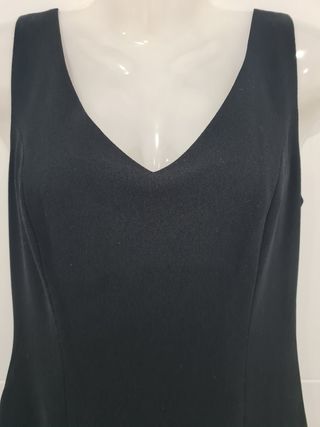 Vestido fiesta Tapioca negro talla 40,  elegante,