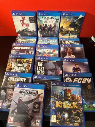 PS4 (PlayStation 4) + 17 juegos