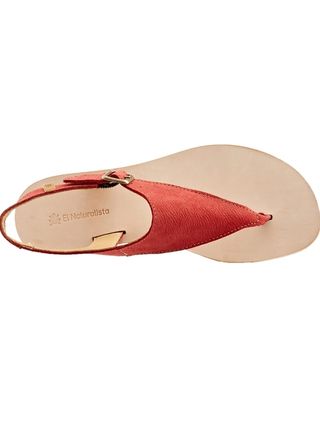 Sandalias rojas El Naturalista