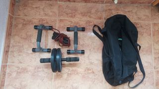 Juego de Pesas + accesorios fitness