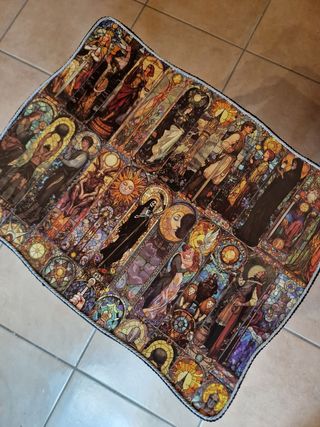 Tavolino stile vetrata Tarocchi