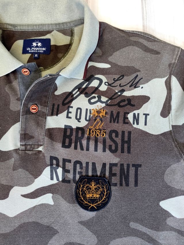 Polo La Martina camuflaje XL