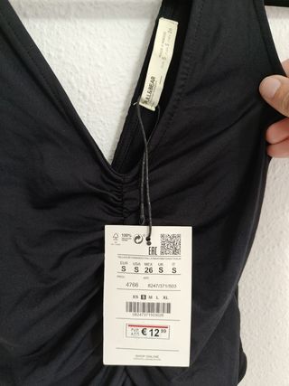 Body negro Pull&Bear talla S