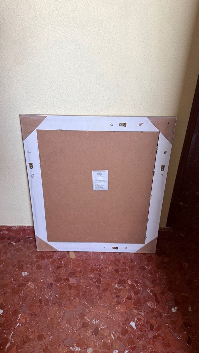 Espejo plateado vintage