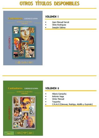 Cantautores - Acordes Guitarra Vol. III