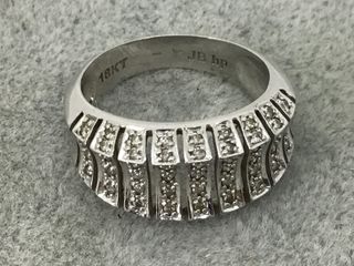 anillo oro 18k con piedra con diamante