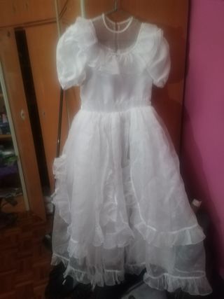 Vestido comunión niña talla 115 