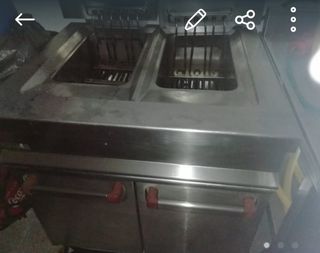 Freidora industrial doble Repagas