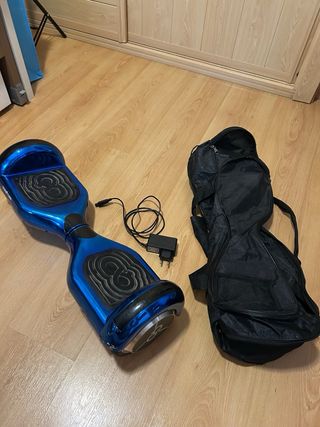 Hoverboard azul metálico