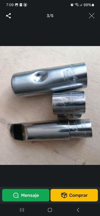 Boquilla saxo alto Berg Larsen vintage 75 2 SMS