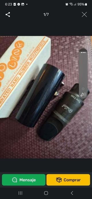 Boquilla Otto Link Alto Saxo vintage