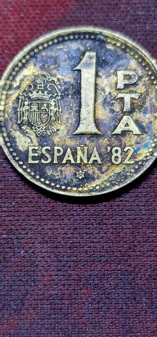 Monedas 1 peseta 1980 España82*82