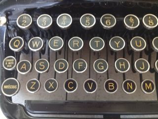 Máquina escribir Remington antigua