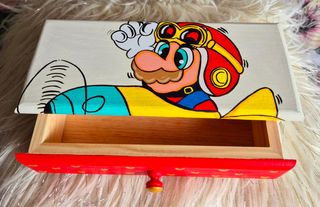 Joyero Mario Bros. pintado a mano
