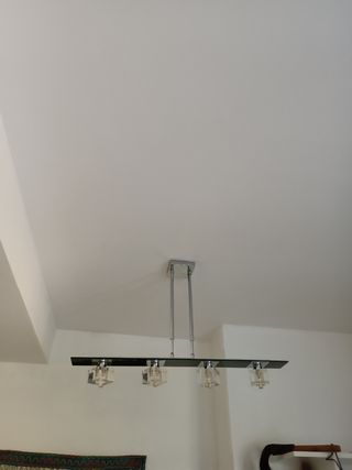 2 Lámparas moderna 3 luces y 4