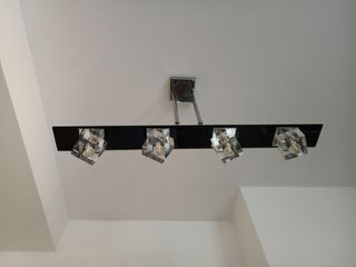 2 Lámparas moderna 3 luces y 4