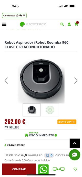 iRobot Roomba 960 Reacondicionado
