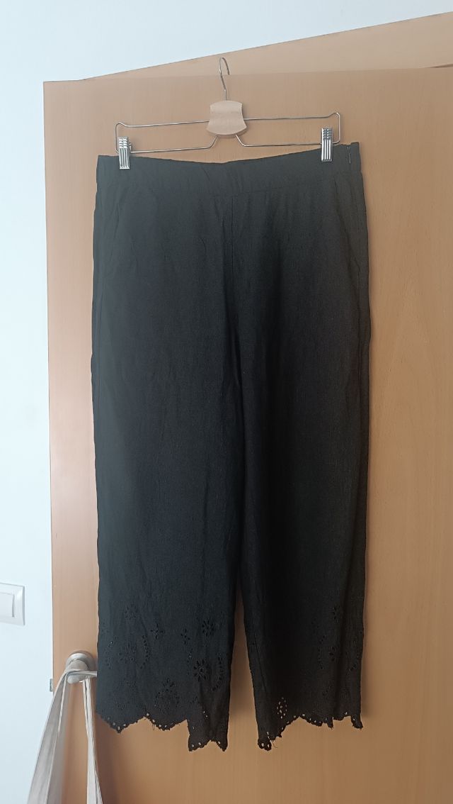 Pantalón Culotte Negro talla L 
